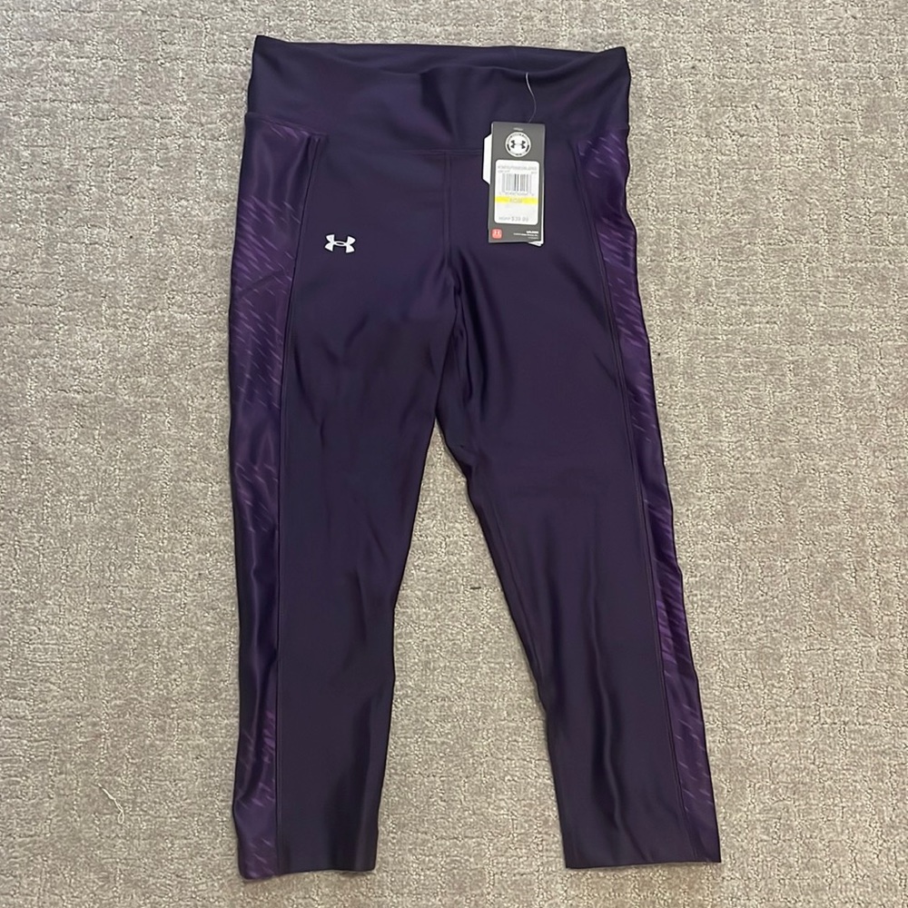 Under Armour Purple Crop NWT
